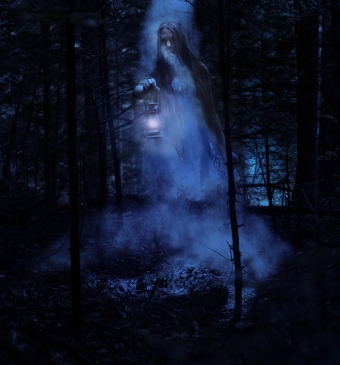 in darkness
